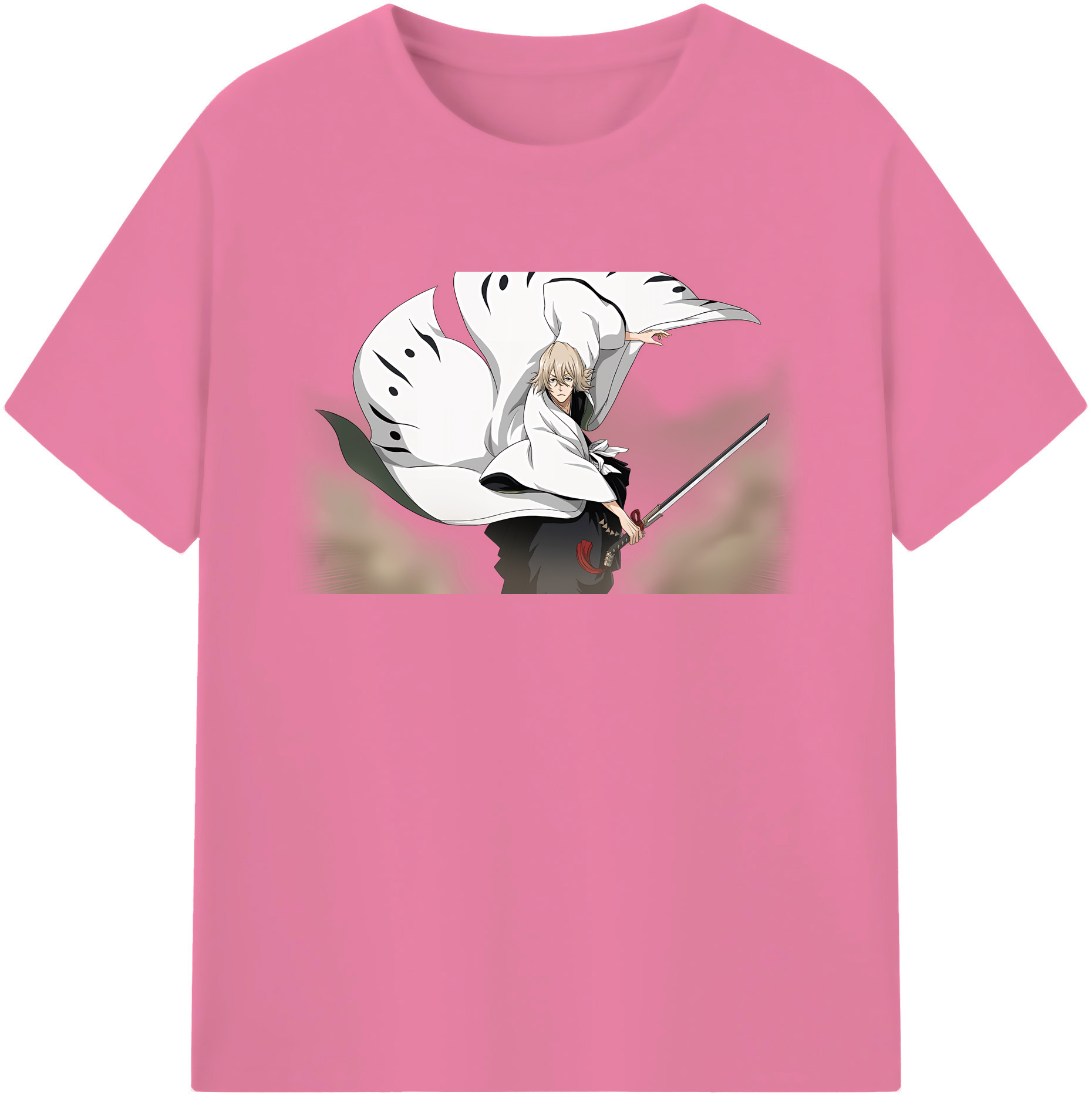 （画像用） "ブリーチ 浦原 喜助（うらはら きすけ） BLEACH Urahara Kisuke " 綿100％半袖Tシャツ（フロントプリント）